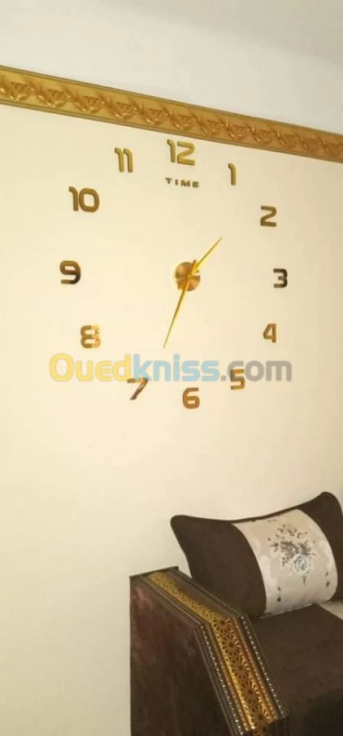 Horloge murale 3D original ديكو       