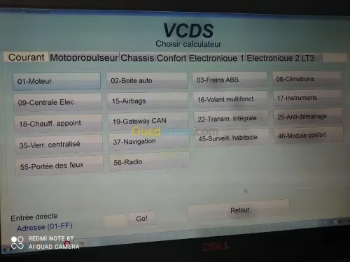 Scanner auto et programmation