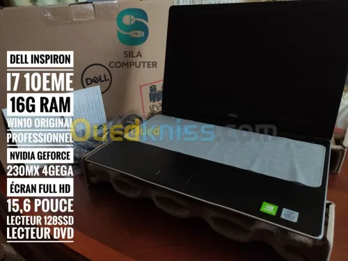 Dell Insperon i7 10eme+ssd+16g ram....