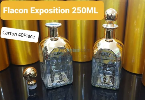 Extrait de parfum et flacons de parfum