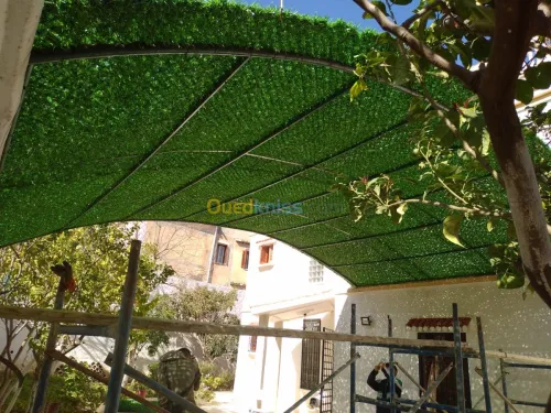 Brise vu ( clôture en grillage gazonn)