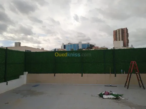 Brise vu ( clôture en grillage gazonn)