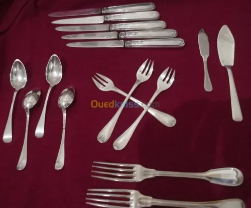 ensemble de couverts en argent 12 pcs