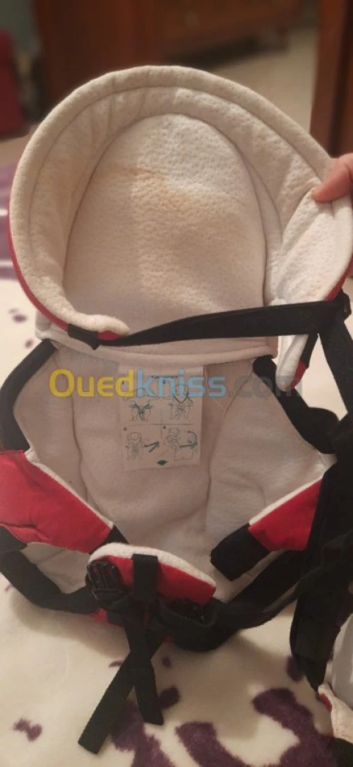 BREVI PORTE-BÉBÉ ÉVOLUTIF POD - ROUGE