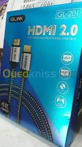 CABLE GLINK GL201 HDMI 2.0 4K 1.8M