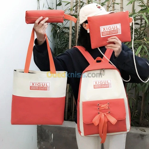 Lot de 2 Sacs , pochette & Trousse 