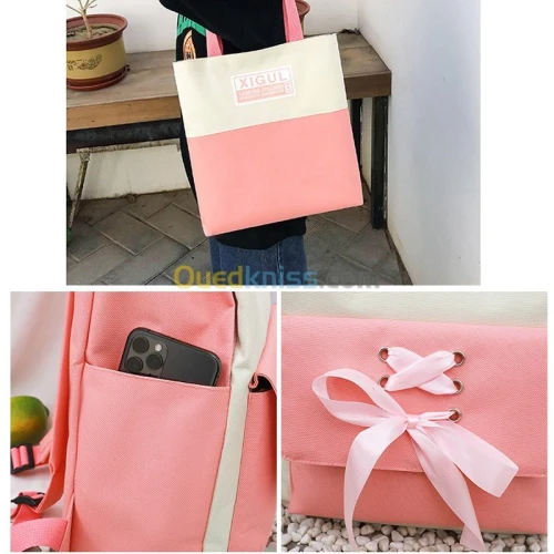 Lot de 2 Sacs , pochette & Trousse 