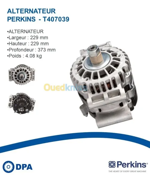 Alternateur D'origine Perkins 