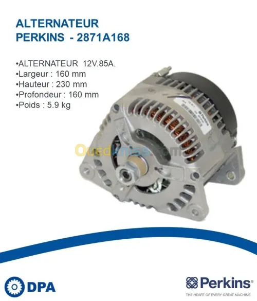 Alternateur D'origine Perkins 