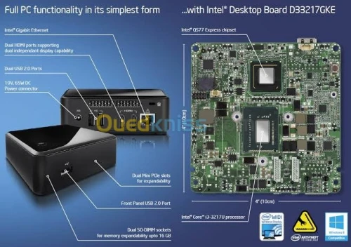 Intel NUC MINI PC I3/4G/128G SSD