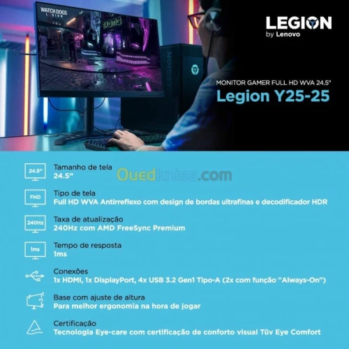 Lenovo Y25-25-10 LEGION FHD 24.5 240HZ