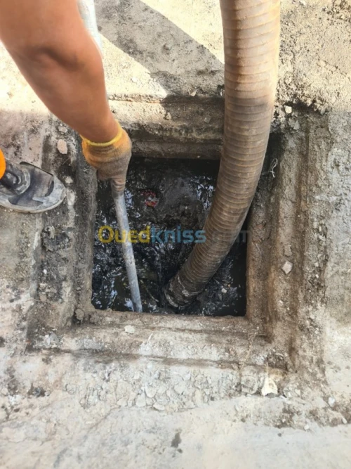 Debouchage de canalisation et vidange 