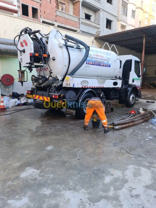 Curage conduit canalisation et vidange