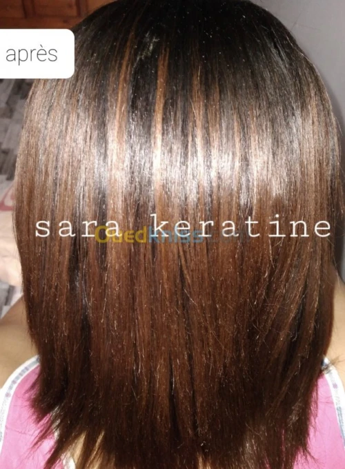 Application kératine et protéine 