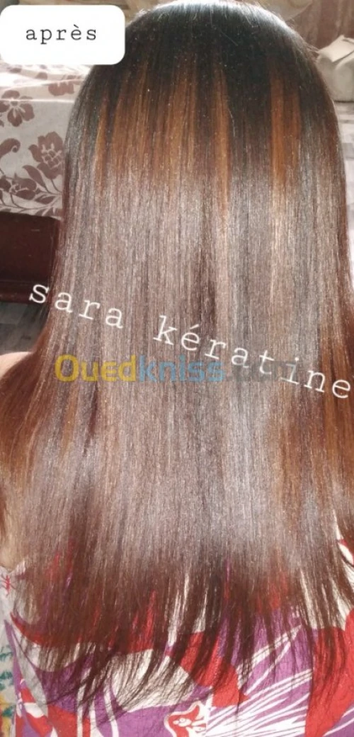 Application kératine et protéine 