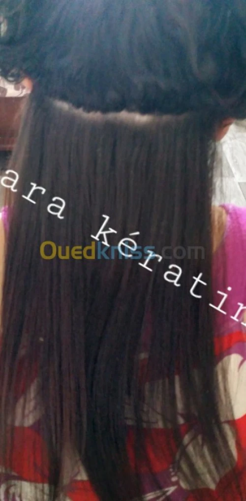 Application kératine et protéine 