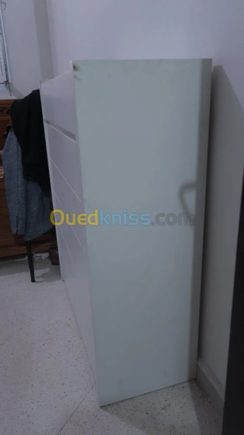 Meuble blanc rangement