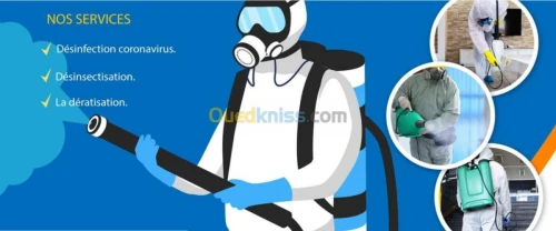Nettoyage et éradication des nuisibles