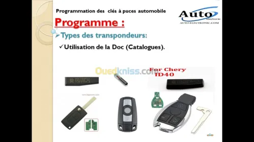 formation programmation des clés