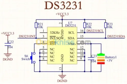 Module horloge RTC DS3231