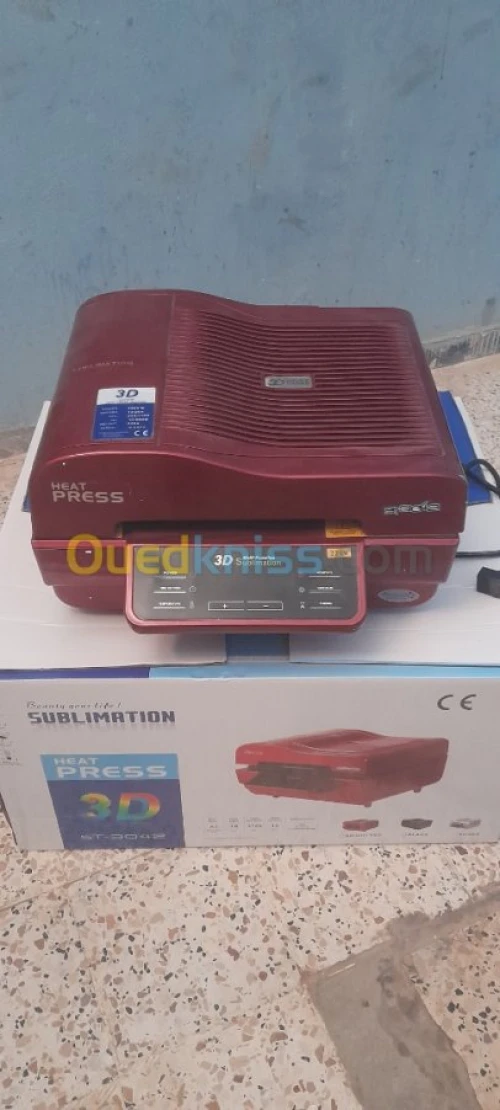 آلة طباعة حرارية  heat press 3d 