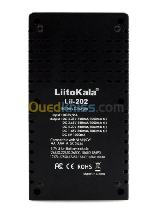Chargeur de pile LiitoKala Lii-202