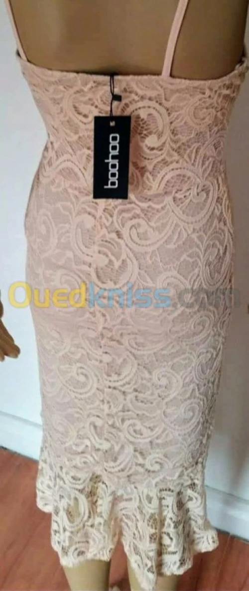 Robe longue en cuivre