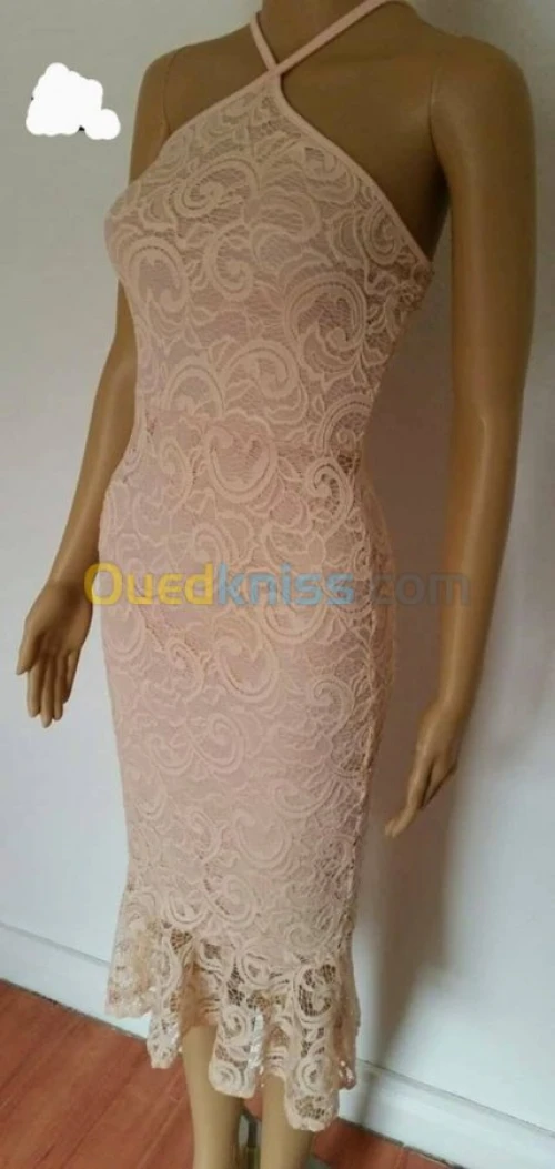 Robe longue en cuivre