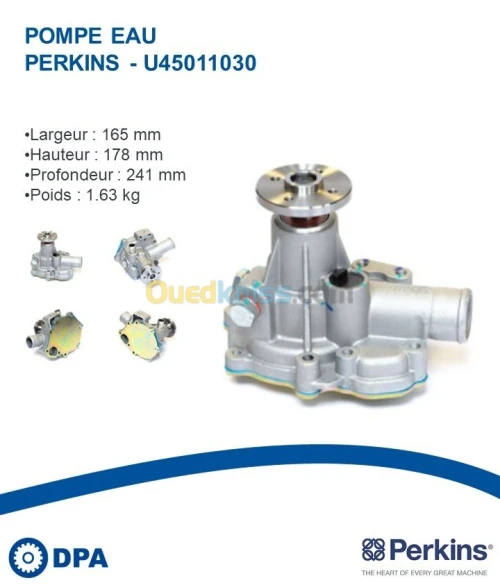 Pompe a eau d'origine Perkins