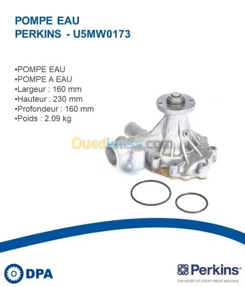 Pompe a eau d'origine Perkins