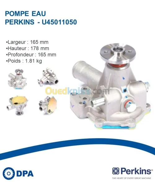 Pompe a eau d'origine Perkins