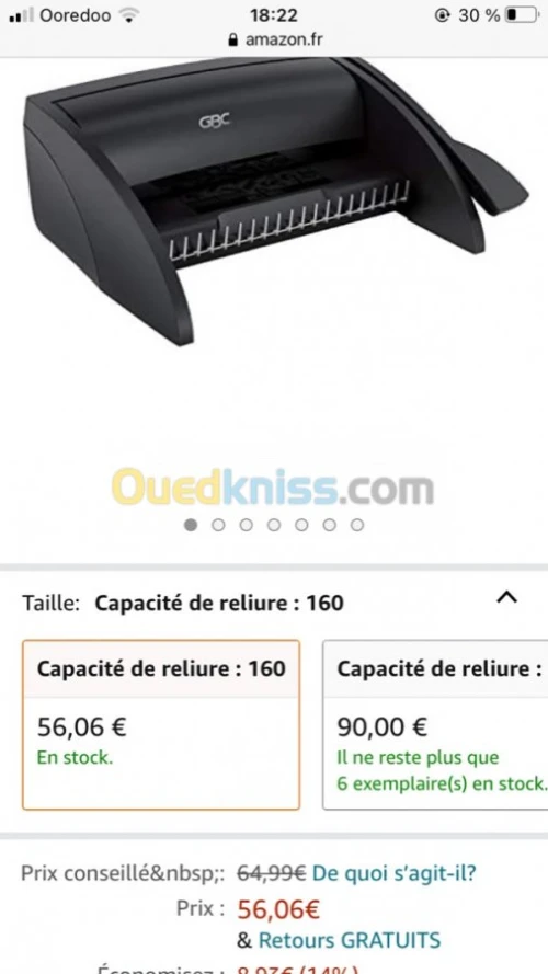 Relieuse perforeuse 