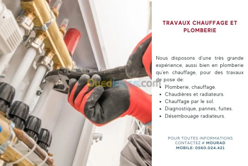 Travaux d’aménagement et de décoration