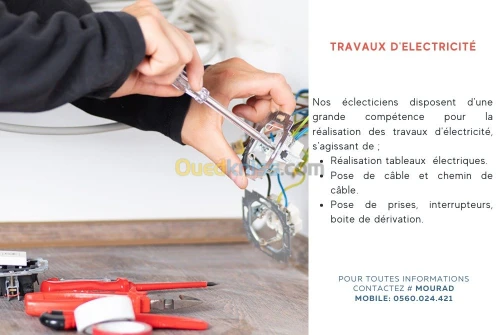 Travaux d’aménagement et de décoration