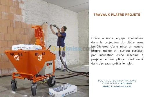 Travaux d’aménagement et de décoration