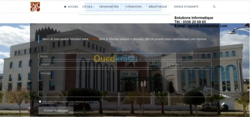 Création des sites / applications Web.