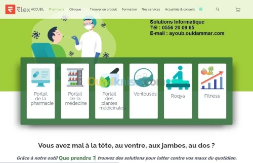 Création des sites / applications Web.