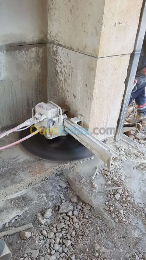 sciage découpage carottageforage béton