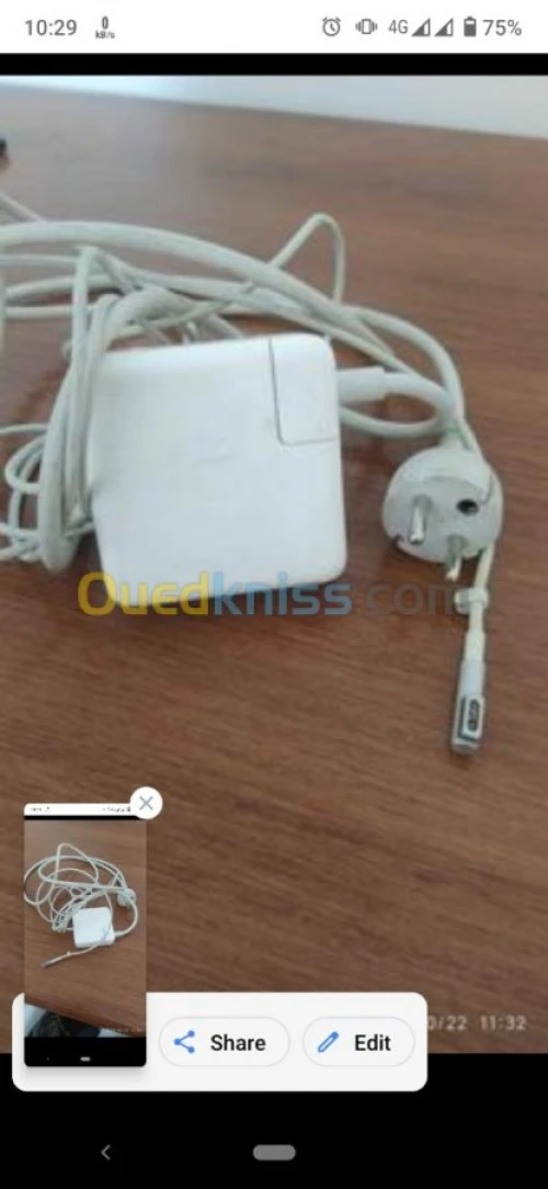 Chargeur Origine Mac + Lenovo