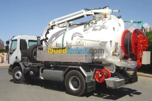 Camion nettoyage Dėbouchage curage vidange
