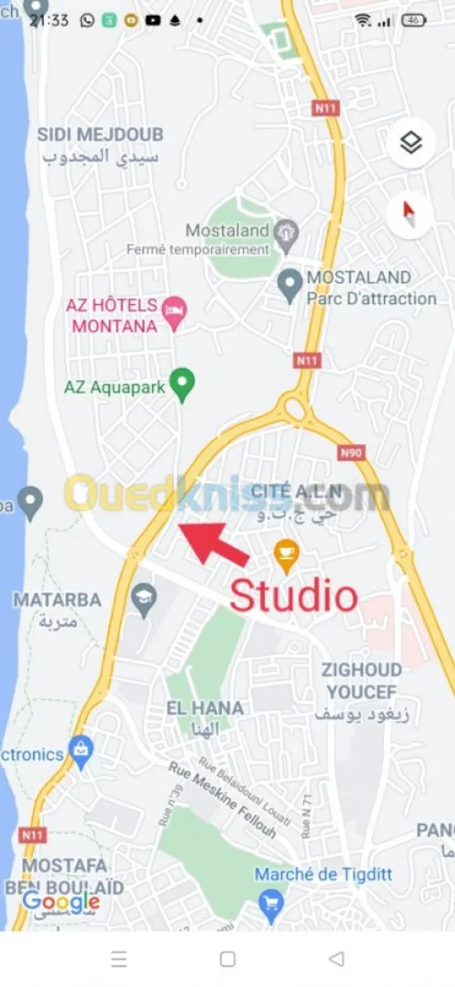 Location Studio Mostaganem Mostaganem