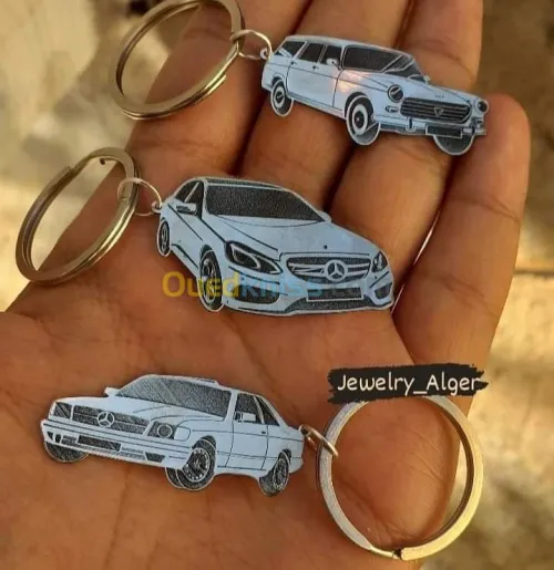 Porte clé et motif en argent فضة 