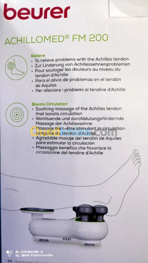 Appareil massage du tendon d’Achille