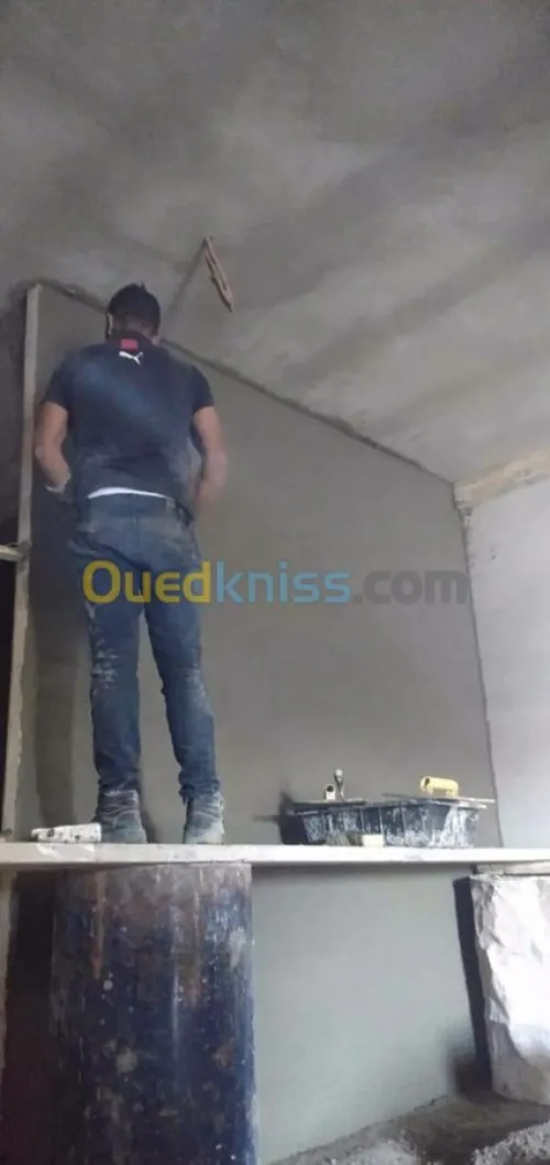 جميع أنواع أشغال البناء (منازل،تهيئة ا