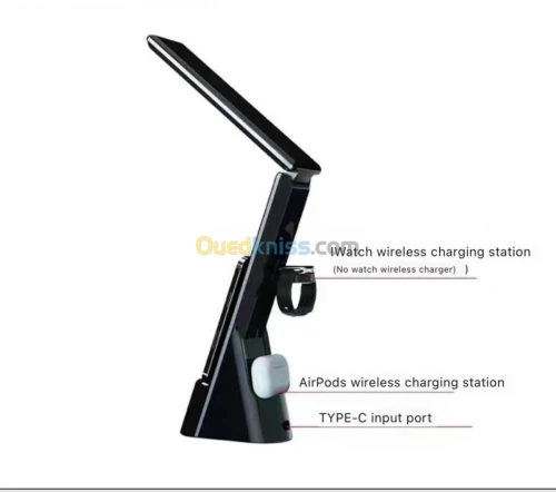 CHARGEUR 3in1 Avec  LAMPE DE BUREAU