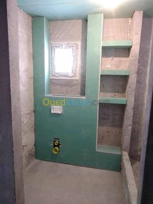 Placo platre ,pientur , électricité، 