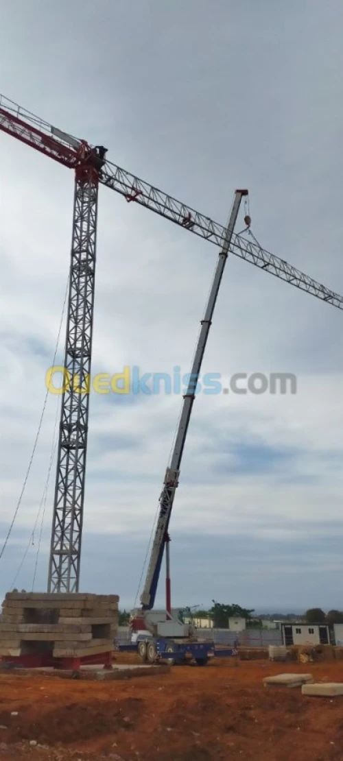 Montage démontage Grue de chantier