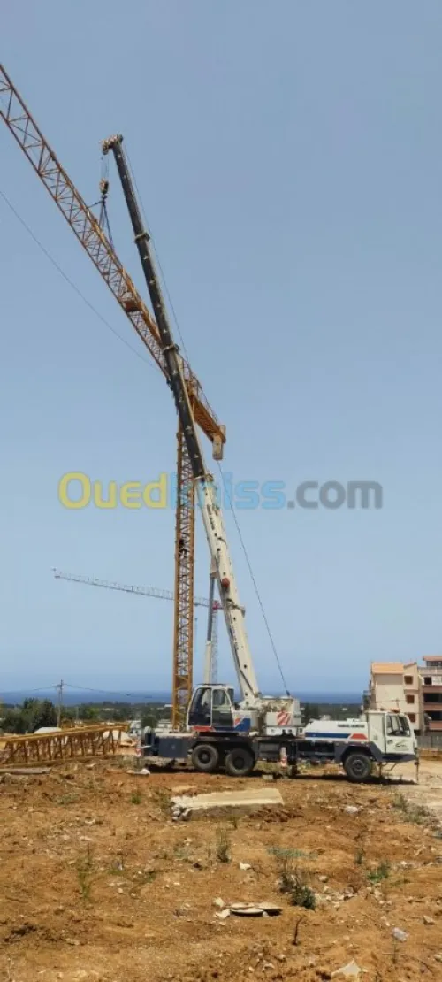 Montage démontage Grue de chantier