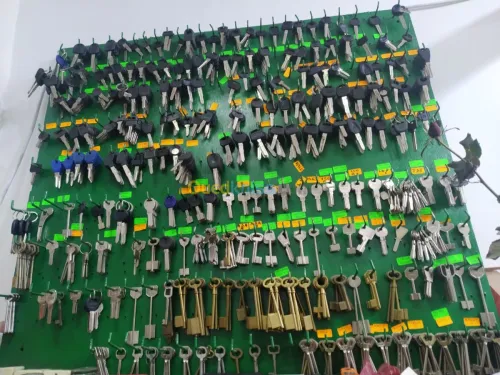 Clé minute plaque automobile serrure