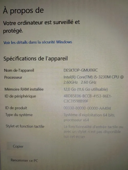 Pc Laptop Lenovo Thinkpad Intel Core i5-3230M CPU